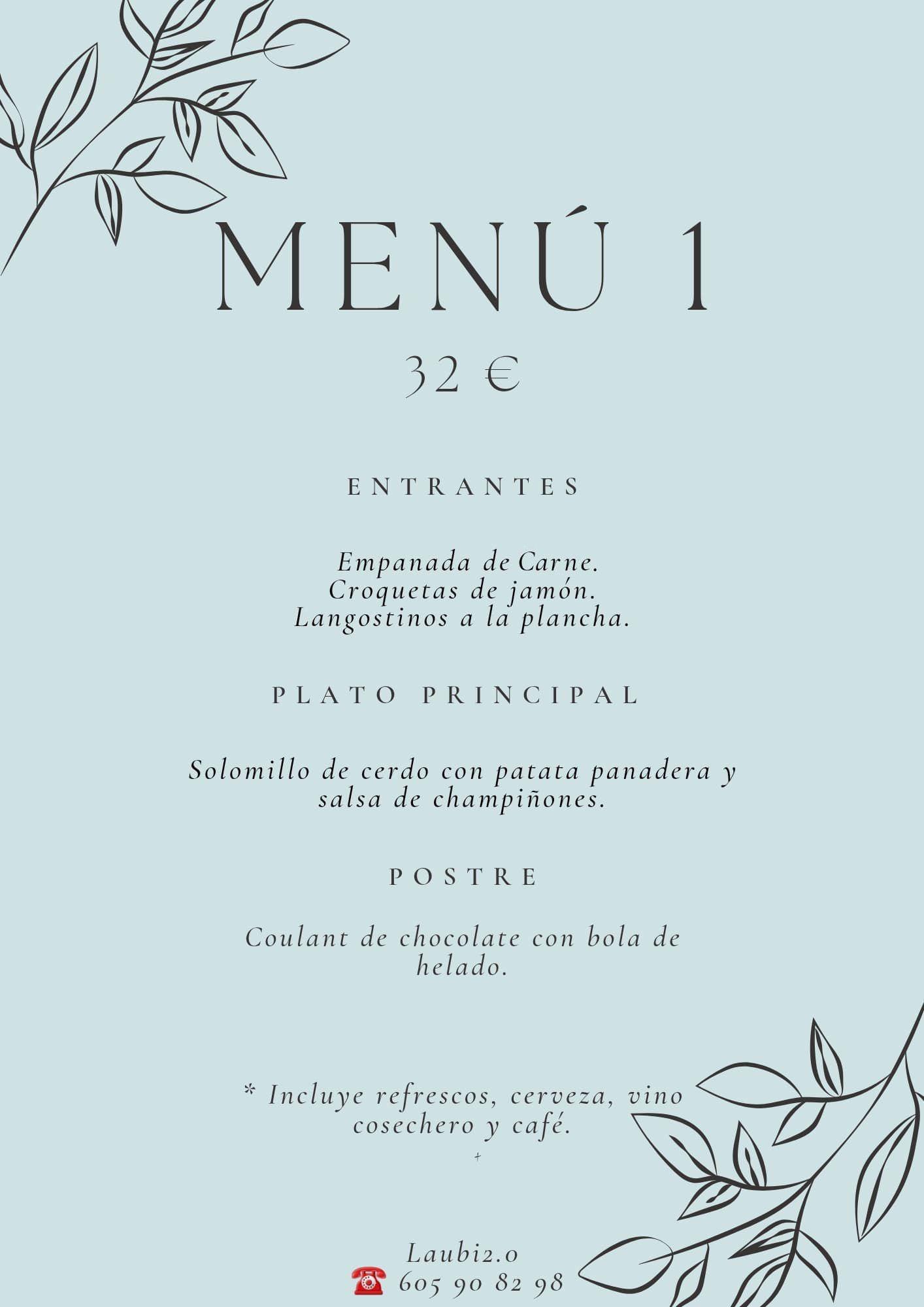 Menús Concertado 1