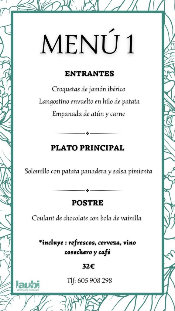 Menús Concertado 1