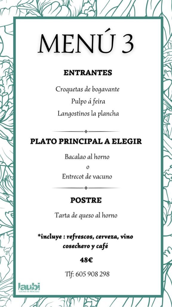 Menú Concertado 2